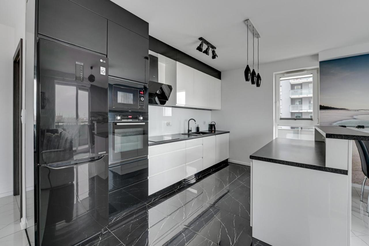 Grand Apartments - Luxury Apartment On The 11Th Floor With A View Of The Old Town グダニスク エクステリア 写真
